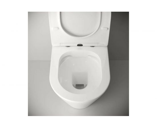 Напольная пристенная чаша унитаза Ceramica Nova HIGHLIGHT Rimless CN1802-B – изображение 6