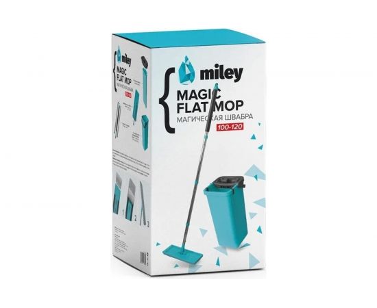 Швабра и ведро MILEY MAGIC FLAT MOP с отжимом 100-120 – изображение 8