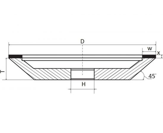 Круг алмазный шлифовальный 12А2-45 (150x20x3х32 мм, 125/100, АС6 В2-01 100%) КристАл Лтд 34616 – изображение 10