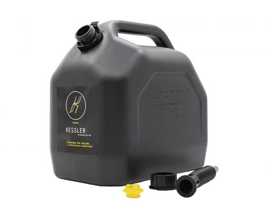 Канистра ГСМ Black Kessler черная с желтой крышкой 25 л Oktan KGA1-02-09 