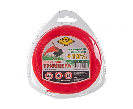 Корд триммерный Speed line (2.7 мм; 15 м; звезда) DDE 910-492 