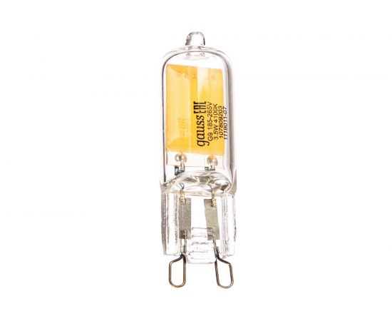 Лампа Gauss LED G9 AC220-240V 3.5W 260lm 4100K Glass 107809203 