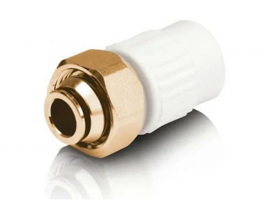 Муфта Blue Ocean с накидной гайкой, евроконус, 20х3/4 PPRF/REC(W)-20х3/4"" 