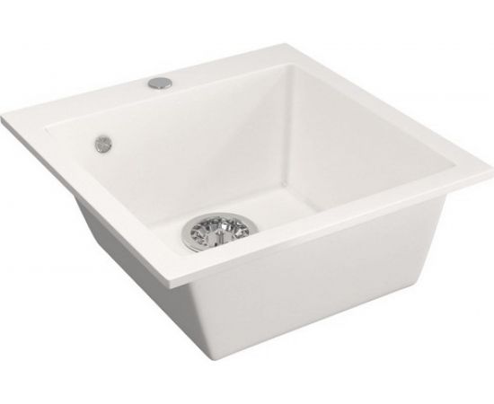 Мойка mixline ML-GM14 белая, 331, 495х420х190 мм 525099 