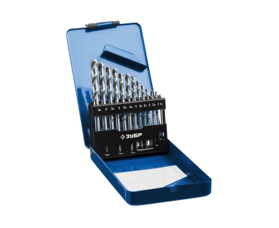 Набор сверл по металлу (13 шт; Р6М5; 1.5-6.5 мм) Зубр 29625-H13 