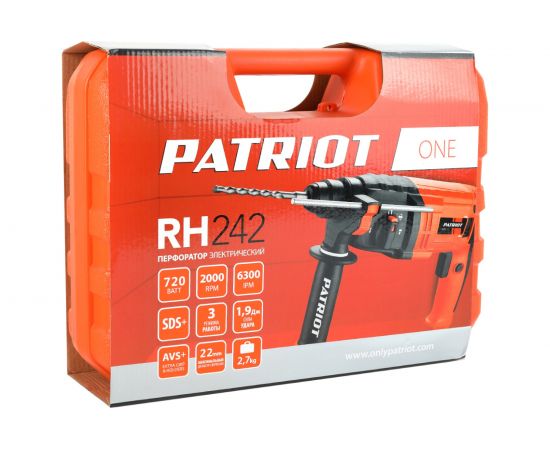 Перфоратор PATRIOT RH 242 The One 140301326 – изображение 14