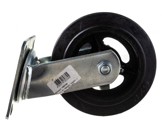 Колесо б/г обрезиненное поворотное с тормозом SCDB63 160 мм MFK-TORG 1084160 – изображение 2