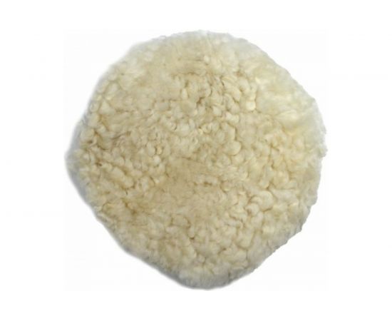 Губка для полировки из овечьей шерсти с фиксацией шнурком 180 мм ROCKFORCE RF-PSP180L – изображение 2