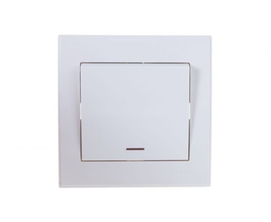 Выключатель с подсветкой LEZARD RAIN белый 703-0202-111 – изображение 2