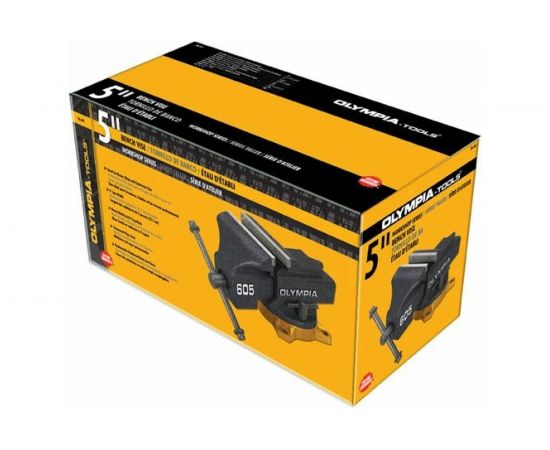 Слесарные тиски NIKONA OLYMPIA-Tools 5" 38-605 – изображение 2