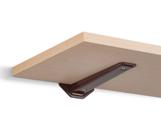 Кронштейн VORMANN 3-F-Linear 190х38 мм, оцинкованный, цвет: коричневый, 65 кг 00166 190 B – изображение 2