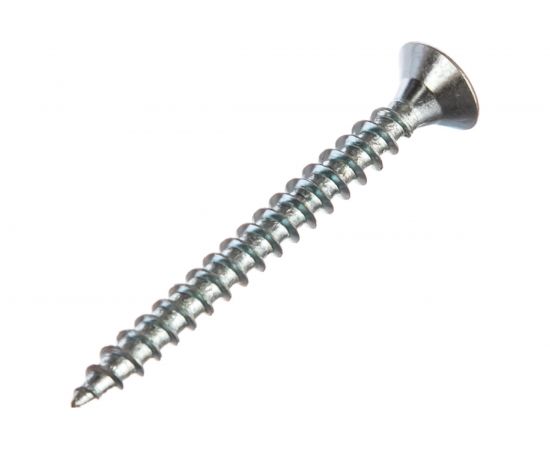 Потайной универсальный шуруп Метизный двор 5,0x50, оцинкованный, 250 шт. 4690441022684 – изображение 2