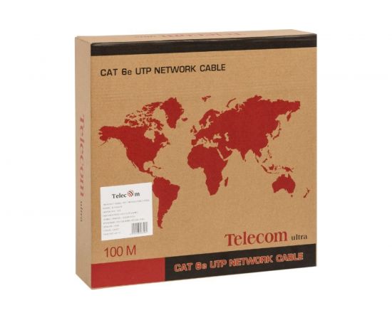 Кабель Telecom Ultra UTP 4 пары, категория 6, бухта 100м, p/n: TU634157 – изображение 2