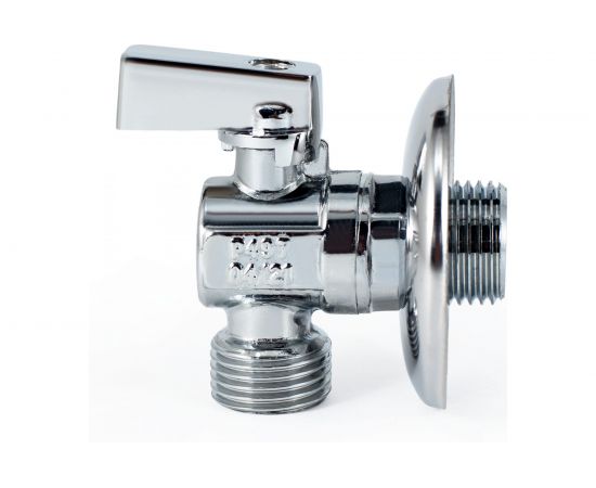 Шаровой кран PROFACTOR Угловой PF CHROME н/н 1/2 дюйма х 1/2 дюйма PF BAV 354 – изображение 2