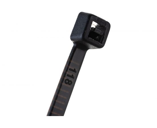 Кабельная стяжка АБК-СИЛА 2,5х 100, черная, 100 шт. 11052004 – изображение 2