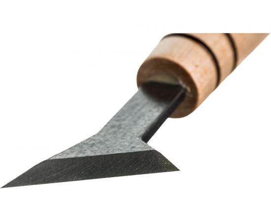 Штихель резчицкий топорик N1, косая заточка, РК 27 мм Петроградъ М00013987 – изображение 3