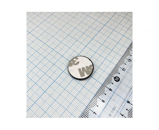 Ферритовые магниты Проф-Магнит 20x3 с клеевой основой, 20шт. Y35 20x3мм с клеем – изображение 4