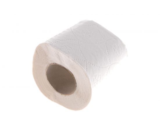 Туалетная бытовая бумага ЛАЙМА спайка 8 шт., 2-х слойная белая, 126905 – изображение 4