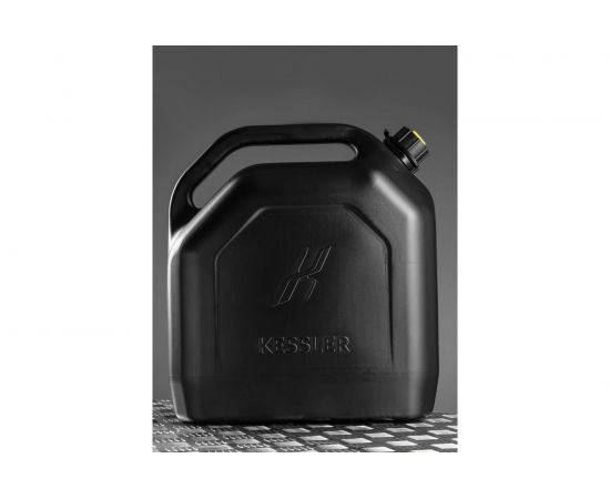Канистра ГСМ Black Kessler черная с желтой крышкой 25 л Oktan KGA1-02-09 – изображение 5
