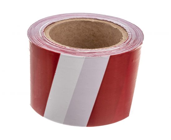 Сигнальная лента Gigant красно-белая, 75мм х 250м GIT-4 – изображение 5