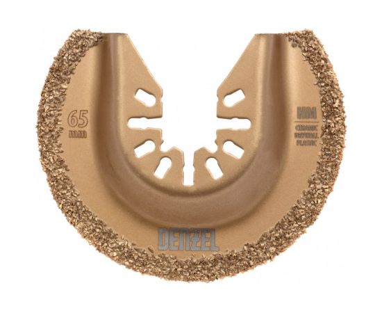Насадка режущая полукруг HM по плитке и дереву 65 мм для МФИ Denzel 782325 – изображение 5