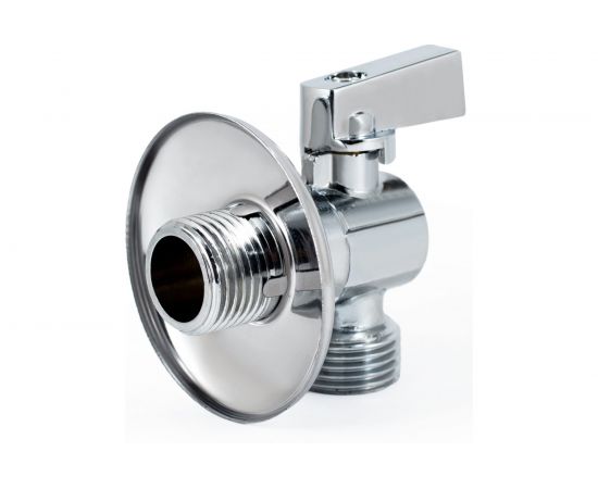 Шаровой кран PROFACTOR Угловой PF CHROME н/н 1/2 дюйма х 1/2 дюйма PF BAV 354 – изображение 5