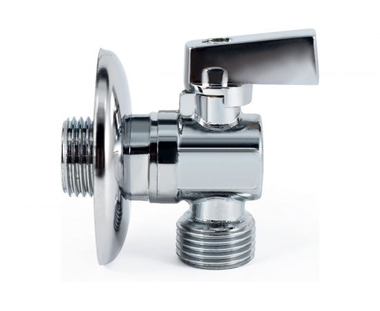 Шаровой кран PROFACTOR Угловой PF CHROME н/н 1/2 дюйма х 1/2 дюйма PF BAV 354 – изображение 6