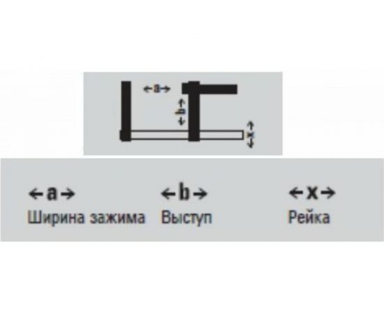 Струбцина 120/60 BESSEY BE-TPN12BE – изображение 7