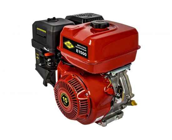 Двигатель бензиновый 4Т E1500-S25 (15 л.с., 420 куб. см, к/в 25 мм, шпонка) DDE 794-692 