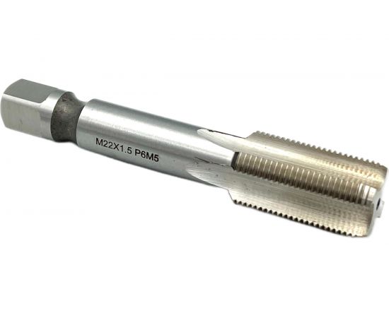 Машинно-ручной метчик TORNERI М22х1.5 Р6М5 для глухих отверстий 028733 