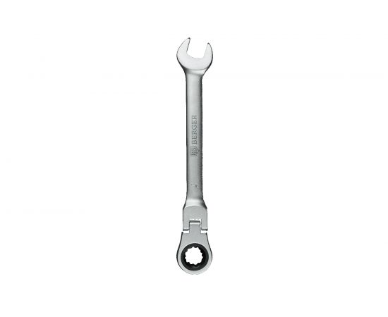 Комбинированный трещоточный ключ с шарниром 10 мм Berger BG BG1239 