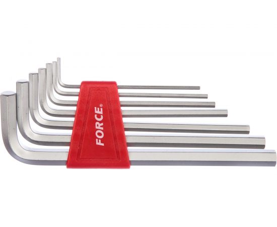 Набор шестигранных Г-образных ключей FORCE 7 предметов 5072L 