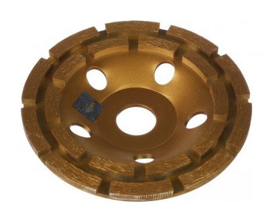 Чаша алмазная двухрядная сегментированная (125х22.2 мм) Vertextools 0505-04-125-14 