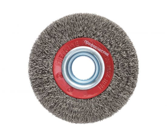 Щетка дисковая с гофрированной нержавеющей проволокой Эксперт 543 (100х20 мм; 12.7/16 мм) Профоснастка 20805001 