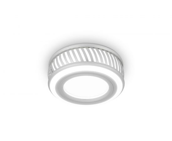 Светильник Gauss Backlight Круглый Gu5.3, 3W, LED 3000K 1/40 белый матовый BL143 