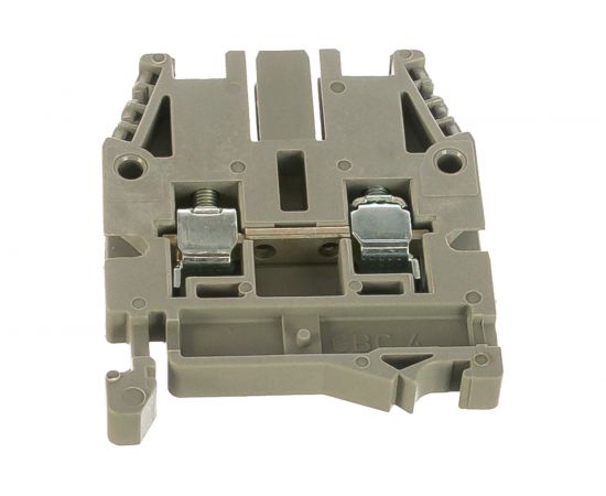 Клемма DKC винт 4мм.кв. серая ZCBC04GR 