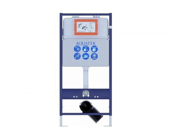 Монтажная рама для подвесного унитаза Aquatek 1130х510х100+звукоизоляционная прокладка 00000075590 