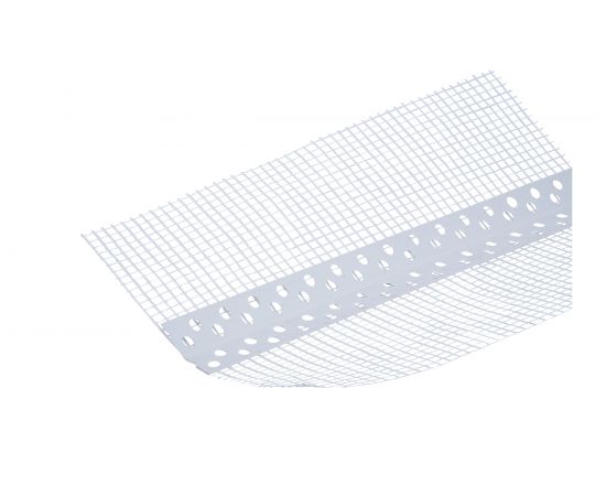 Углозащитный штукатурный универсальный пластиковый профиль СХТ с сеткой 100х100 мм, 3 м СХ0082 