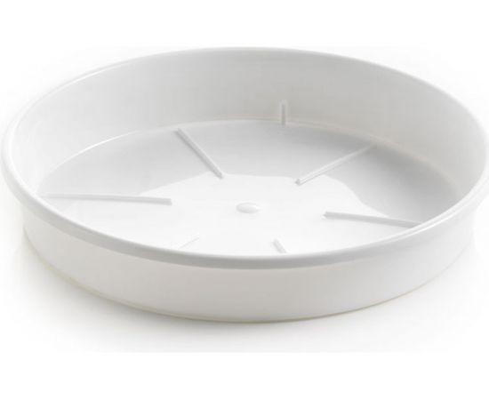 Поддон Teraplast PLATO диам. 20 см, высота 3.3 см, белый 08086020022 