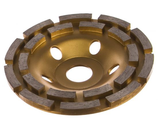 Чаша алмазная двухрядная сегментированная (125х22.2 мм) Vertextools 0505-04-125-14 – изображение 2