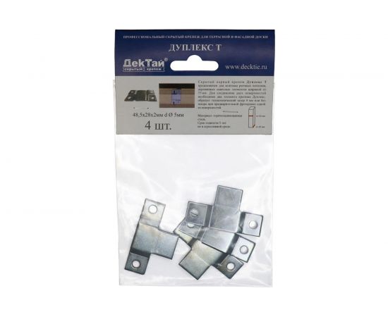 Крепеж ДекТай 4 шт. ДуплексТ 4 – изображение 2