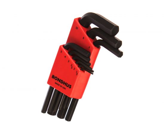 Набор из 9 черных ключей BONDHUS S 1.5-10mm 12299 – изображение 2