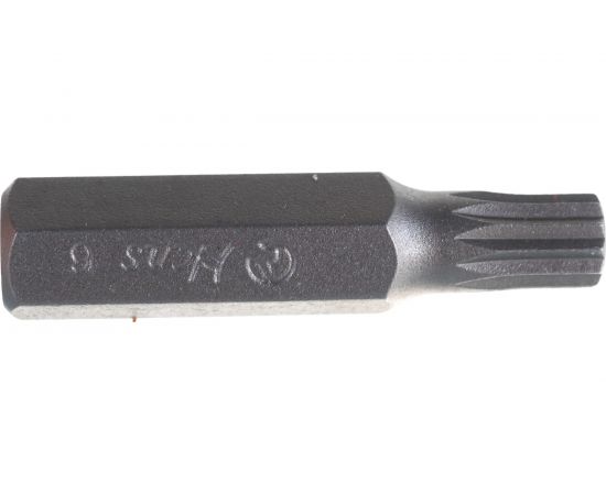 Двенадцатигранная короткая бита Hans XZN на 5/16" 6 мм 082-4M06 