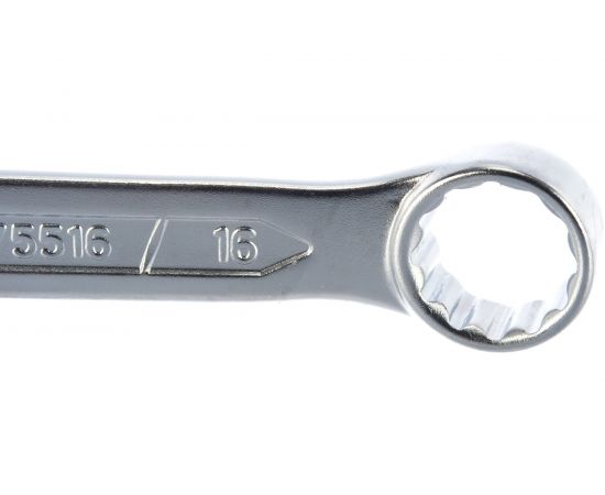 Комбинированный 12-гранный прямой ключ ROCKFORCE 16мм RF-75516 – изображение 2