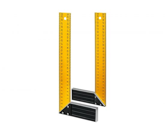 Столярный угольник MIRAX 300 мм, двухсторонняя шкала 34308-30 – изображение 2