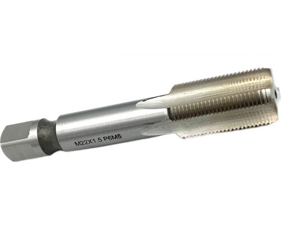 Машинно-ручной метчик TORNERI М22х1.5 Р6М5 для глухих отверстий 028733 – изображение 2