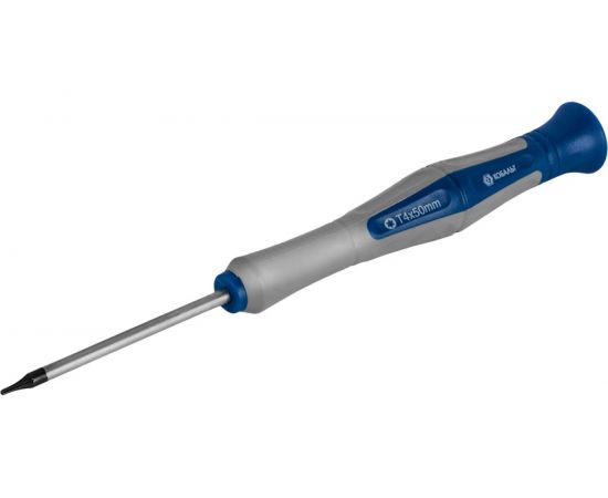 Отвертка для точных работ T4 х 50 мм CR-V, подвес КОБАЛЬТ Ultra Grip 245-329 – изображение 3