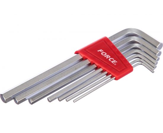 Набор шестигранных Г-образных ключей FORCE 7 предметов 5072L – изображение 3