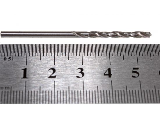 Сверло (2.6х57 мм; Р6М5; ц/х) Туламаш 101626 – изображение 3