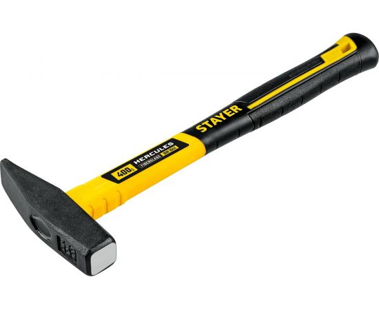 Слесарный молоток с фибергласовой рукояткой STAYER Hercules 400 г 20050-04_z02 – изображение 3